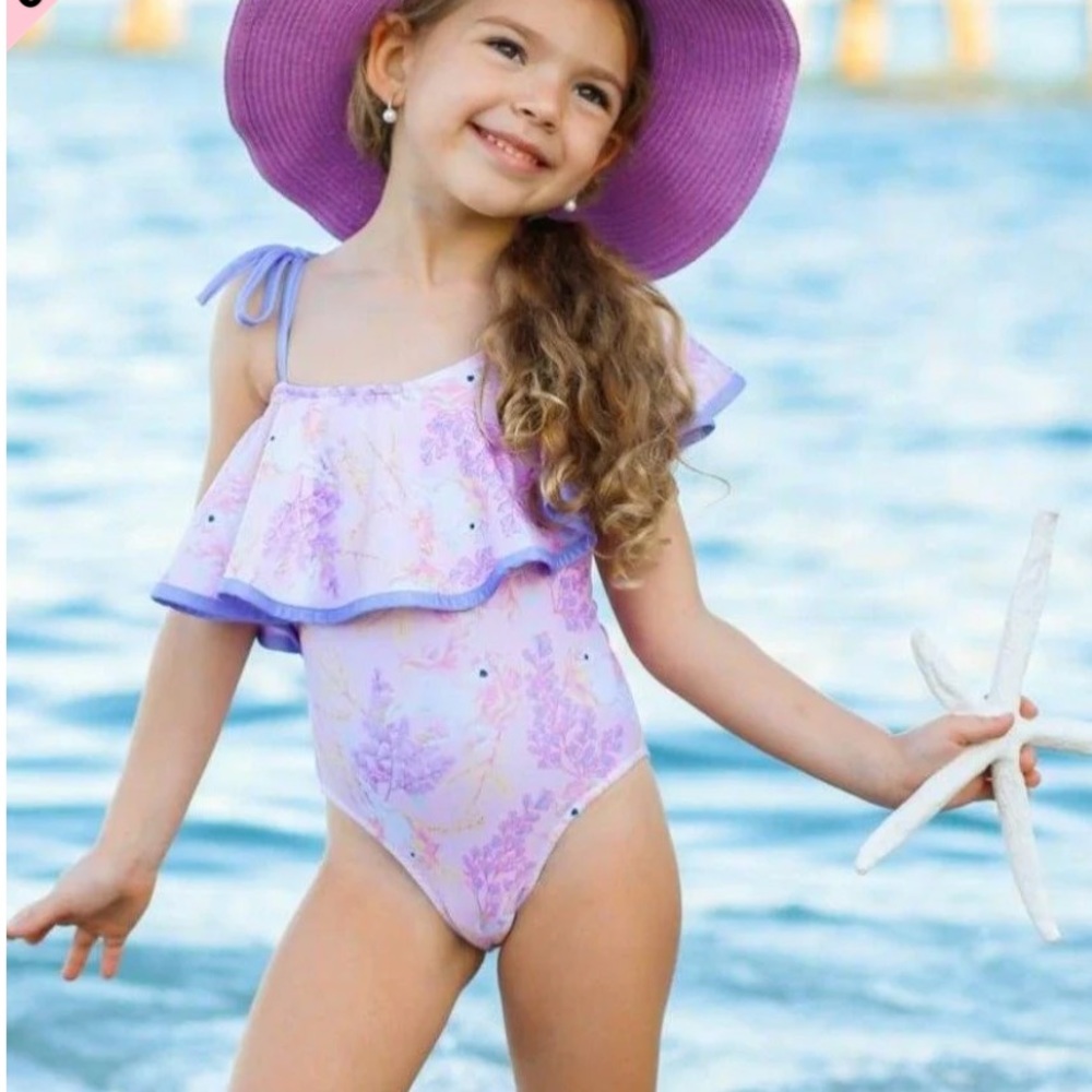 New Mia Belle Boutique Girls All in Good Fun One Piece Swimsuit